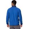 Columbia mens Fast Trek Overlay Full Zip(Mountain Blue/Collegiate Navy)