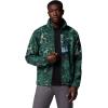 Columbia mens Steens Mountain Printed Jacket(Rain Forest Deschutestrees)