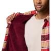 Columbia mens Windward II Shirt Jacket(Rich Wine Trapper Windowpane)
