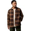 Columbia mens Windward II Shirt Jacket(Tobacco Blurred Ombre)