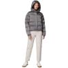 Columbia womens Amaze Puff Hooded Jacket(Iron High Shine)
