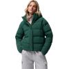 Columbia womens Amaze Puff Hooded Jacket(Rain Forest)