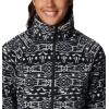 Columbia womens Benton Springs Printed Full Zip(Black 80s Stripe)
