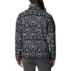 Columbia womens Benton Springs Printed Full Zip(Black 80s Stripe)