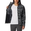 Columbia womens Benton Springs Printed Full Zip(Black 80s Stripe)