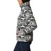 Columbia womens Benton Springs Printed Full Zip(Black Checkered Peaks Tonal)