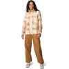 Columbia womens Benton Springs Printed Full Zip(Camel Brown Omblur)