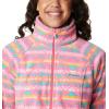 Columbia womens Benton Springs Printed Full Zip(Camellia Rose Checkered Peaks)