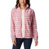 Columbia womens Benton Springs Printed Full Zip(Camellia Rose Checkered Peaks)