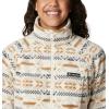 Columbia womens Benton Springs Printed Full Zip(Chalk Checkered Peaks)