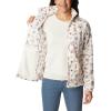 Columbia womens Benton Springs Printed Full Zip(Chalk Cyanofrond)