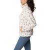 Columbia womens Benton Springs Printed Full Zip(Chalk Cyanofrond)