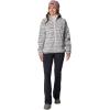 Columbia womens Benton Springs Printed Full Zip(Chalk Madras Tonal)