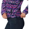 Columbia womens Benton Springs Printed Full Zip(Dark Sapphire 80s Stripe)