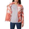 Columbia womens Benton Springs Printed Full Zip(Faded Peach Snowdrifts Tonal)