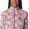 Columbia womens Benton Springs Printed Full Zip(Fig Areca)