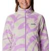 Columbia womens Benton Springs Printed Full Zip(Gumdrop Snowdrifts Tonal)