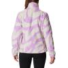Columbia womens Benton Springs Printed Full Zip(Gumdrop Snowdrifts Tonal)