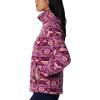 Columbia womens Benton Springs Printed Full Zip(Marionberry Checkered Peaks)