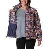 Columbia womens Benton Springs Printed Full Zip(Nocturnal Checkered Peaks)
