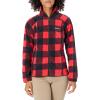 Columbia womens Benton Springs Printed Full Zip(Red Lily Check)