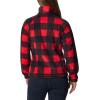 Columbia womens Benton Springs Printed Full Zip(Red Lily Check)