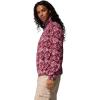 Columbia womens Benton Springs Printed Full Zip(Rich Wine Rose City)