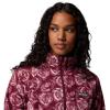 Columbia womens Benton Springs Printed Full Zip(Rich Wine Rose City)