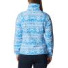 Columbia womens Benton Springs Printed Full Zip(Serenity 80s Stripe)