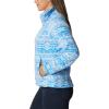 Columbia womens Benton Springs Printed Full Zip(Serenity 80s Stripe)