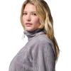 Columbia womens Benton Springs Printed Full Zip(Shale Purple Flowfalls)