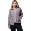 Columbia womens Benton Springs Printed Full Zip(Shale Purple Flowfalls)