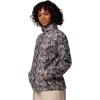 Columbia womens Benton Springs Printed Full Zip(Shark Rose City)