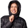 Columbia womens Harmony Falls Hooded Down Jacket(Black)