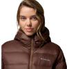 Columbia womens Harmony Falls Hooded Down Jacket(Tobacco)