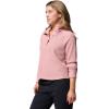 Columbia womens Holly Hideaway Waffle Half Snap(Eraser Pink)
