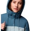 Columbia womens Mountain Croo Iii Mid Down Jacket(Crushed Blue/Everblue)