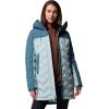 Columbia womens Mountain Croo Iii Mid Down Jacket(Crushed Blue/Everblue)