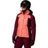 Columbia womens Snowy Summit Insulated Jacket(Alpenglow/Rich Wine Cross Dye)