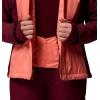 Columbia womens Snowy Summit Insulated Jacket(Alpenglow/Rich Wine Cross Dye)