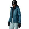 Columbia womens Snowy Summit Insulated Jacket(Everblue Dobby)