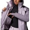 Columbia womens Snowy Summit Insulated Jacket(Lavender Pearl/Black/Shl Prpl Crss Dy)