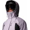 Columbia womens Snowy Summit Insulated Jacket(Lavender Pearl/Black/Shl Prpl Crss Dy)
