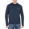 Columbia Men’s Endless Trail Half Zip Mesh Long Sleev(Collegiate Navy)