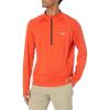 Columbia Men’s Endless Trail Half Zip Mesh Long Sleev(Spicy)