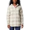 Columbia Women’s Holly Hideaway Warm Lined Flannel(Chalk Buffalo Tartan)