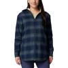 Columbia Women’s Holly Hideaway Warm Lined Flannel(Collegiate Navy Buffalo Tartan)