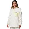 Columbia Womens PFG Open Water Shirt Jacket(Stone/Spring Yellow)