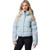 Columbia womens Amaze Puff Hooded Jacket(Crushed Blue)