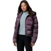 Columbia womens Amaze Puff Hooded Jacket(Fig High Shine)